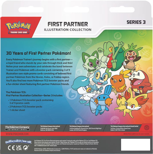 Pokémon First Partner Illustration Collection Series 3 – Englisch – Livestream