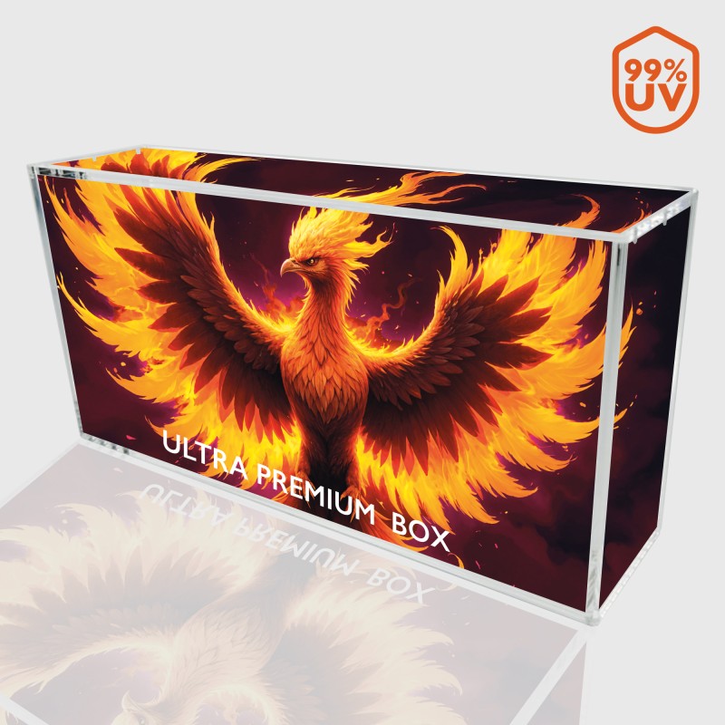 Phoenix Shield Acrylbox für Pokémon Ultra Premium Box – UV99