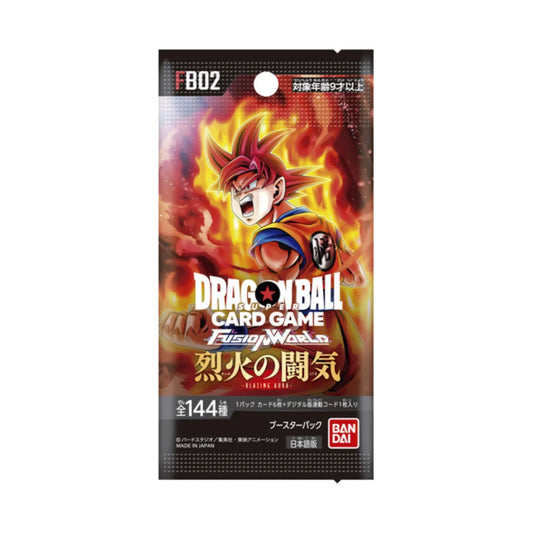 Dragon Ball Fusion World FB02 Blazing Aura – Booster & Display – Japanese