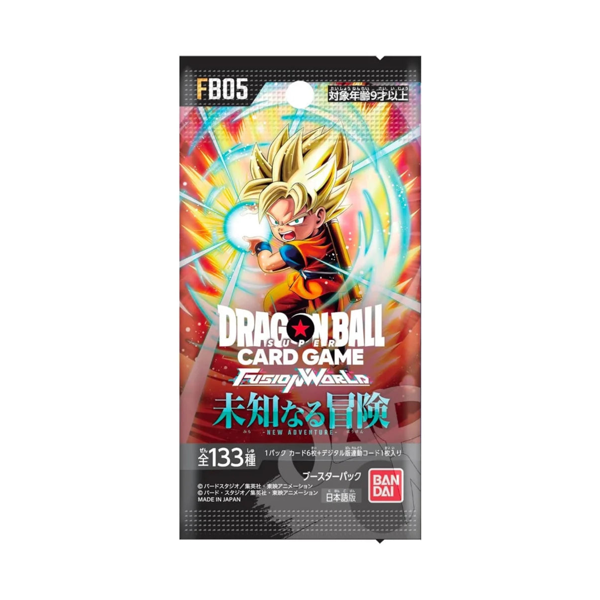 Dragon Ball Fusion World FB05 New Adventure – Booster & Display – Japanisch