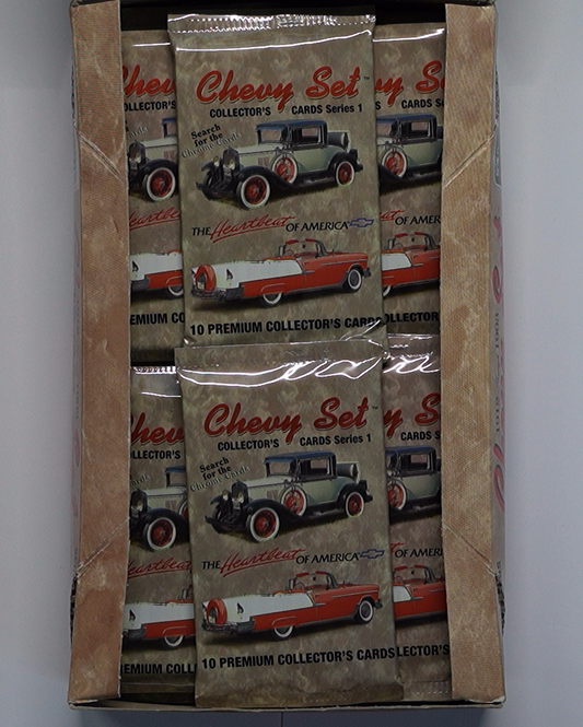 Chevy Set Series 1 Trading Cards – 1 Vintage Booster Pack