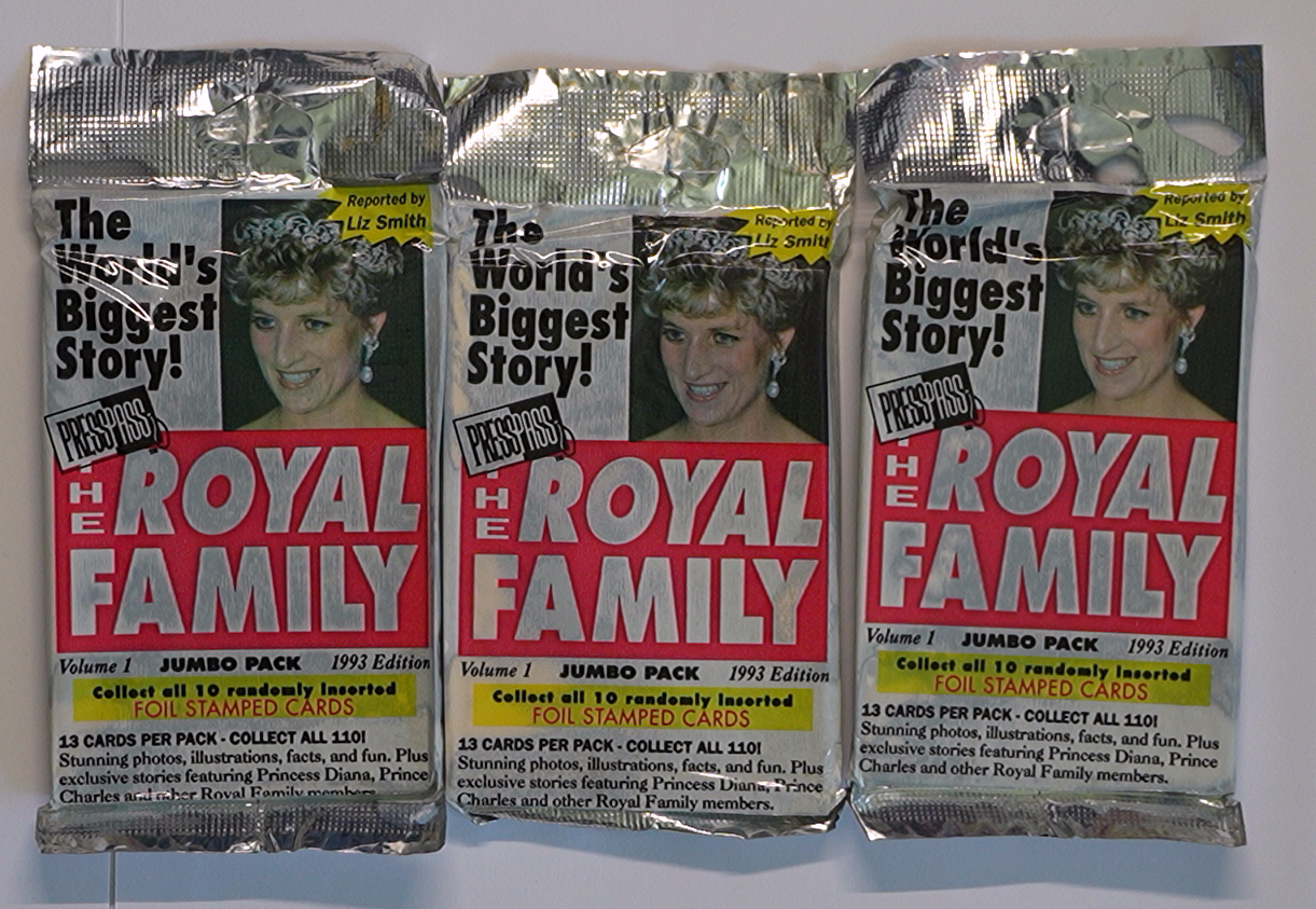 The Royal Family 1993 Press Pass Jumbo Pack