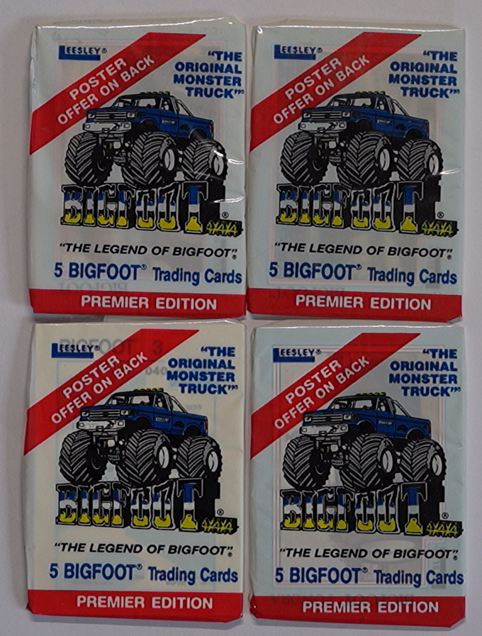 The Legend of Bigfoot Trading Cards 1988 Booster Pack – Premiere Edition – Vintage