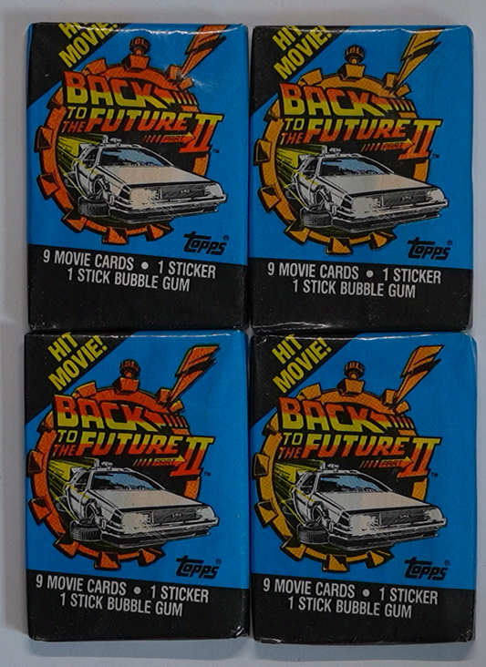Back to the Future Part II Trading Cards 1989 Wax Pack – Topps – Vintage