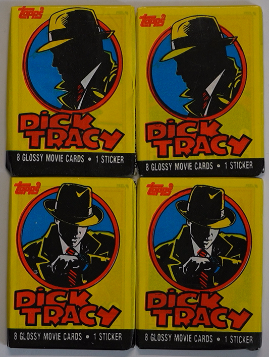 Dick Tracy Trading Cards 1990 Wax Pack – Topps – Vintage