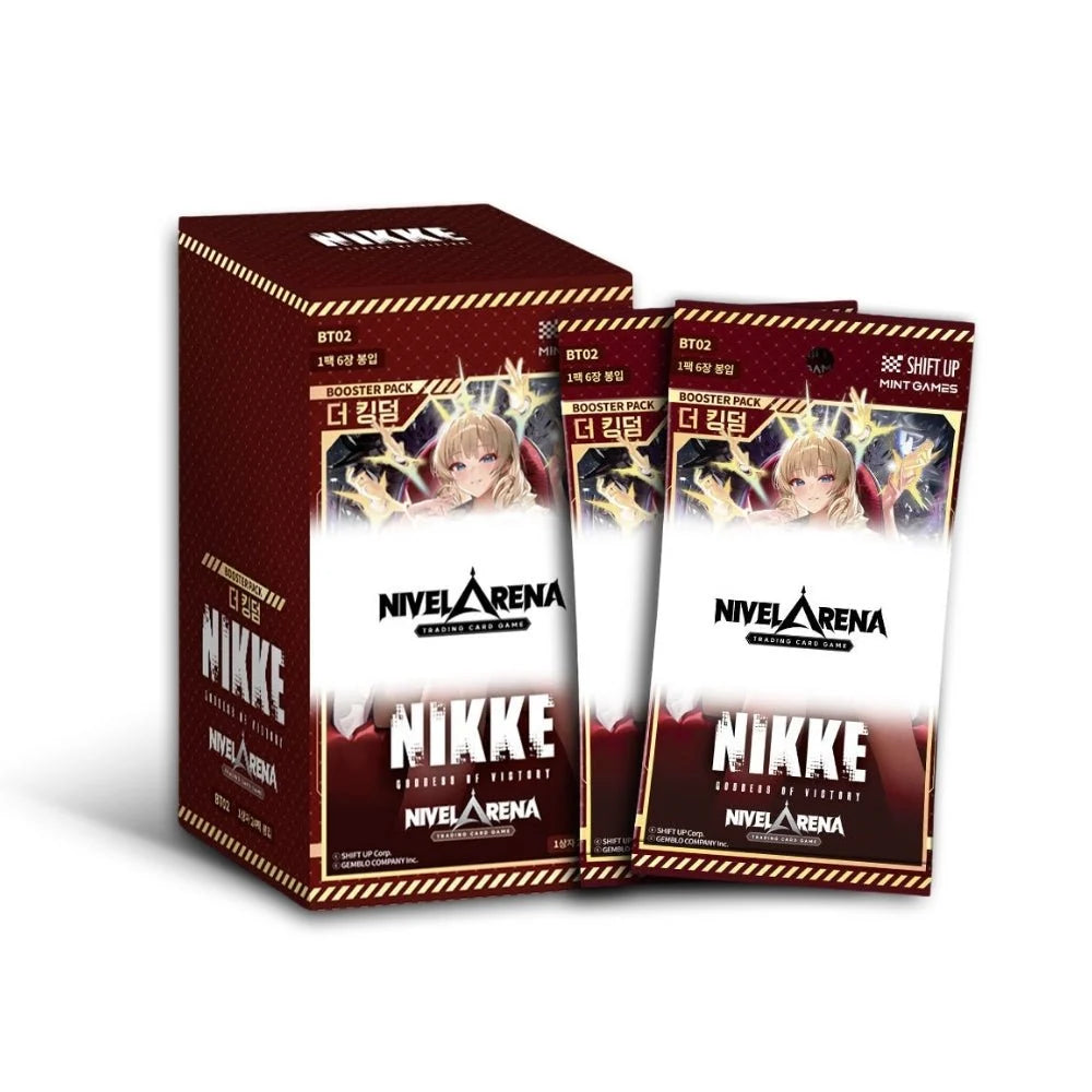 Nivel Arena NIKKE Goddess of Victory BT02 The Kingdom – Booster & Display – Japanisch