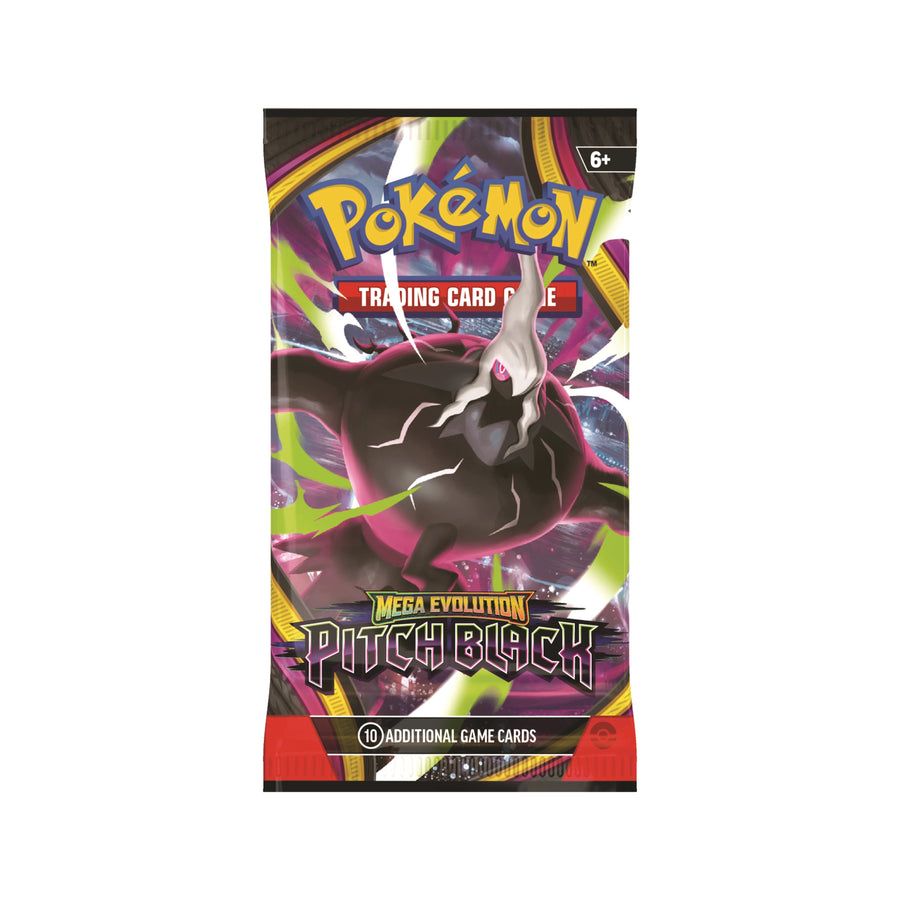 Pokémon Mega Evolution Pitch Black – englisches Boosterpack, Mega Darkrai Motiv