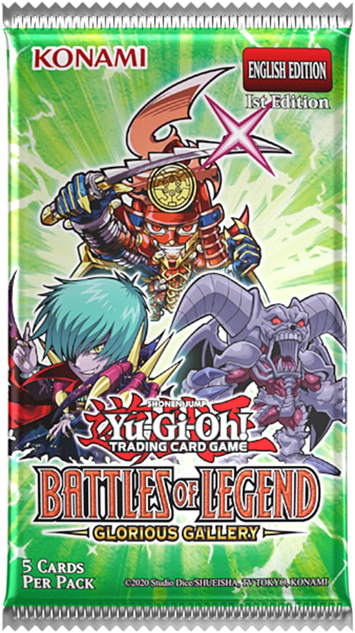 Yu-Gi-Oh! Battles of Legend: Glorious Gallery Booster – Englisch