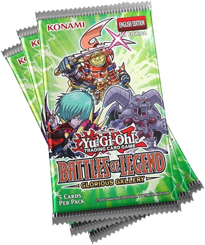 Yu-Gi-Oh! Battles of Legend: Glorious Gallery Booster – Englisch