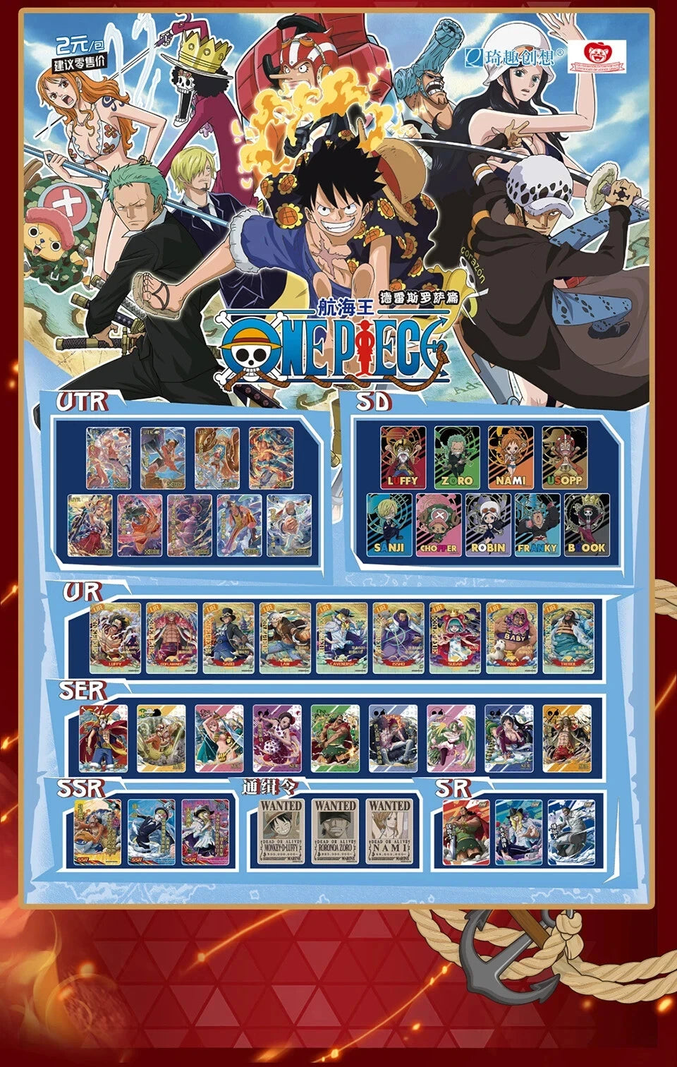 One Piece Dressrosa Arc Booster Pack Vol. 4