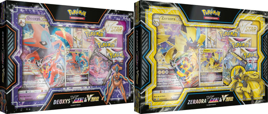 Pokémon Deoxys oder Zeraora VMAX & VSTAR Battle Box – Live Rip – Deutsch