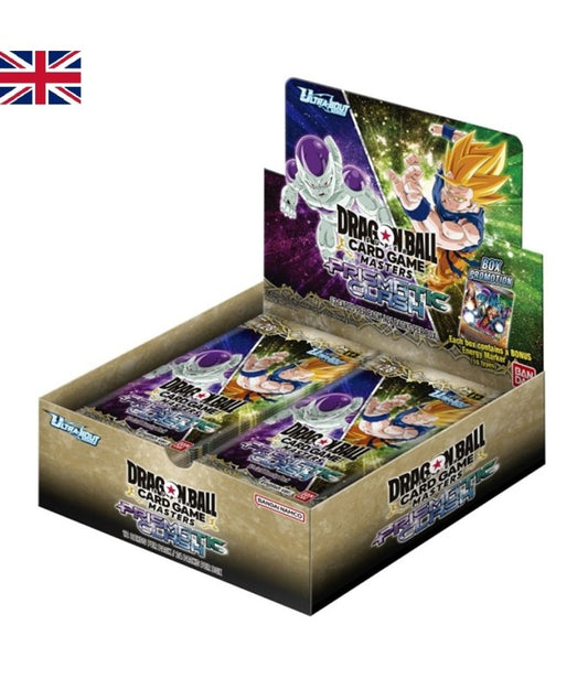 Dragon Ball Super Card Game Masters B28 Prismatic Clash Booster Display