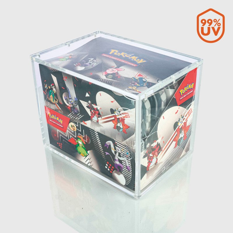 Phoenix Shield Acrylbox für Pokémon 8 Mini Tin Display – UV99