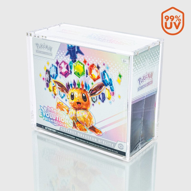 Phoenix Shield Acrylbox für Pokémon ETB – UV99