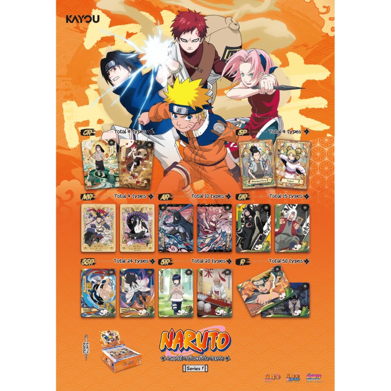 Naruto Earth Scroll 001B Smritil Booster Display