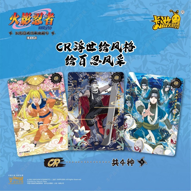 Naruto Kayou Serie 7 Tier 2 Booster Display