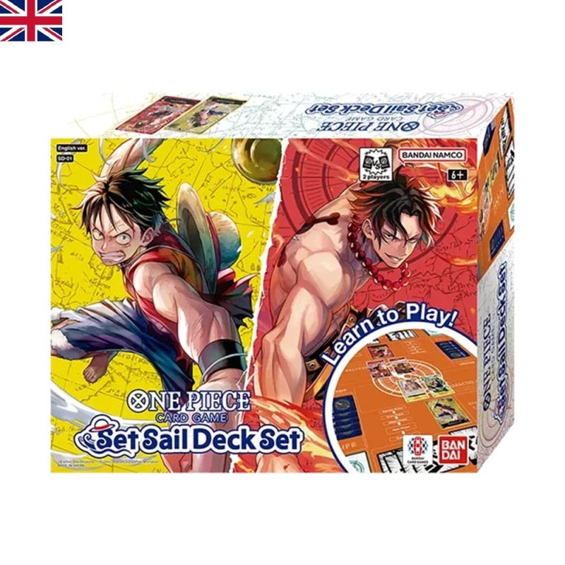 One Piece Card Game SD-01: Set Sail Deck Set – Englisch (Vorbestellung)