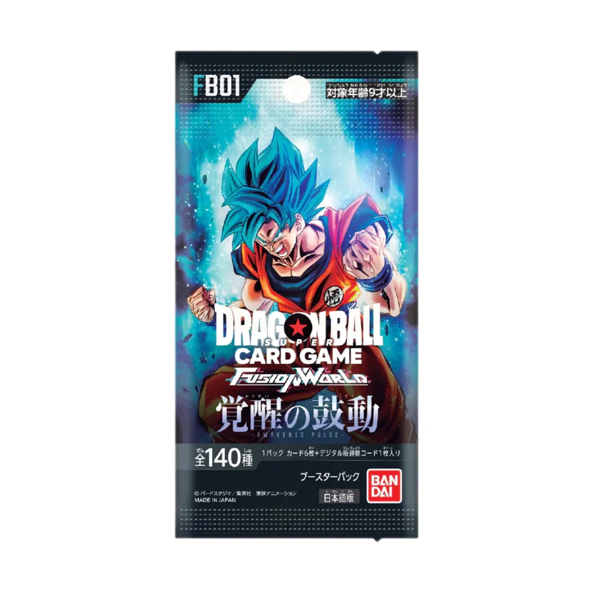 Dragon Ball Fusion World FB01 Awakened Pulse – Booster & Display – Japanisch