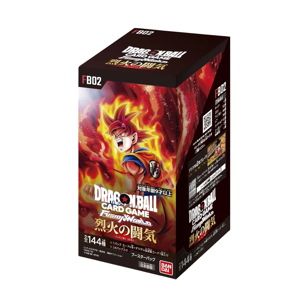 Dragon Ball Fusion World FB02 Blazing Aura – Booster & Display – Japanisch