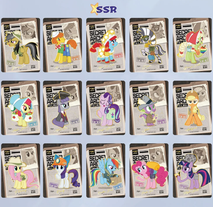 My Little Pony Rainbow Edition 002B Friendship Eternal Booster Display