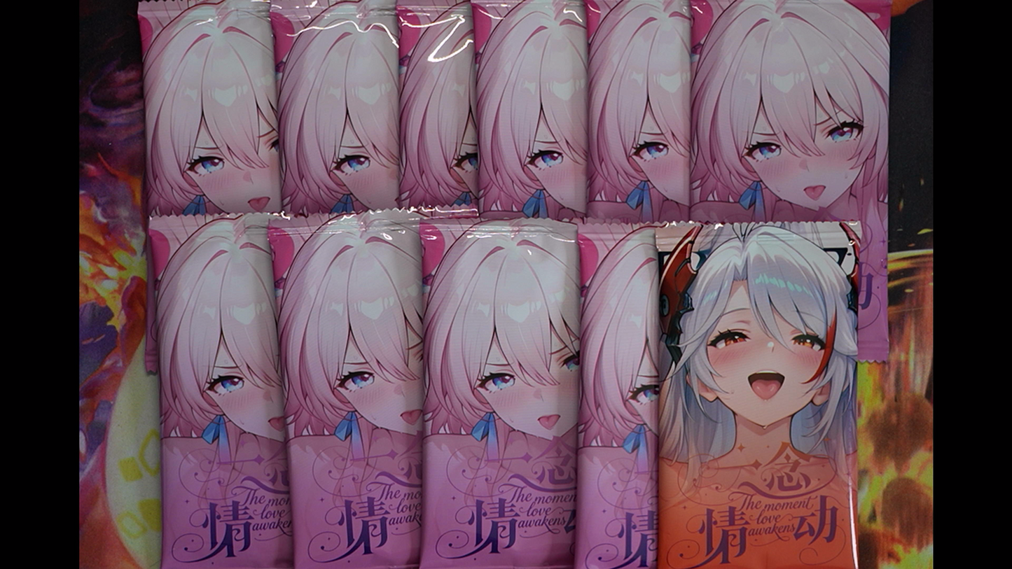 The Moment Love Awakens Waifu Booster – Anime Fan-Sammelkarten