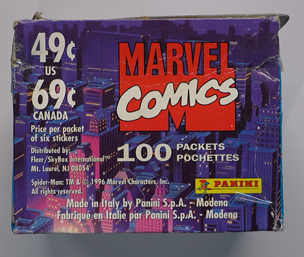 Spider-Man The Insidious Six Sticker Pack – Panini 1996