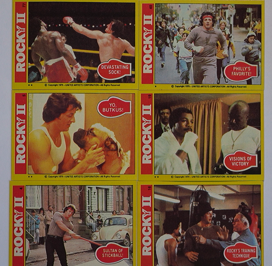 Rocky II Topps 1979 – Vintage Movie Trading Card Pack