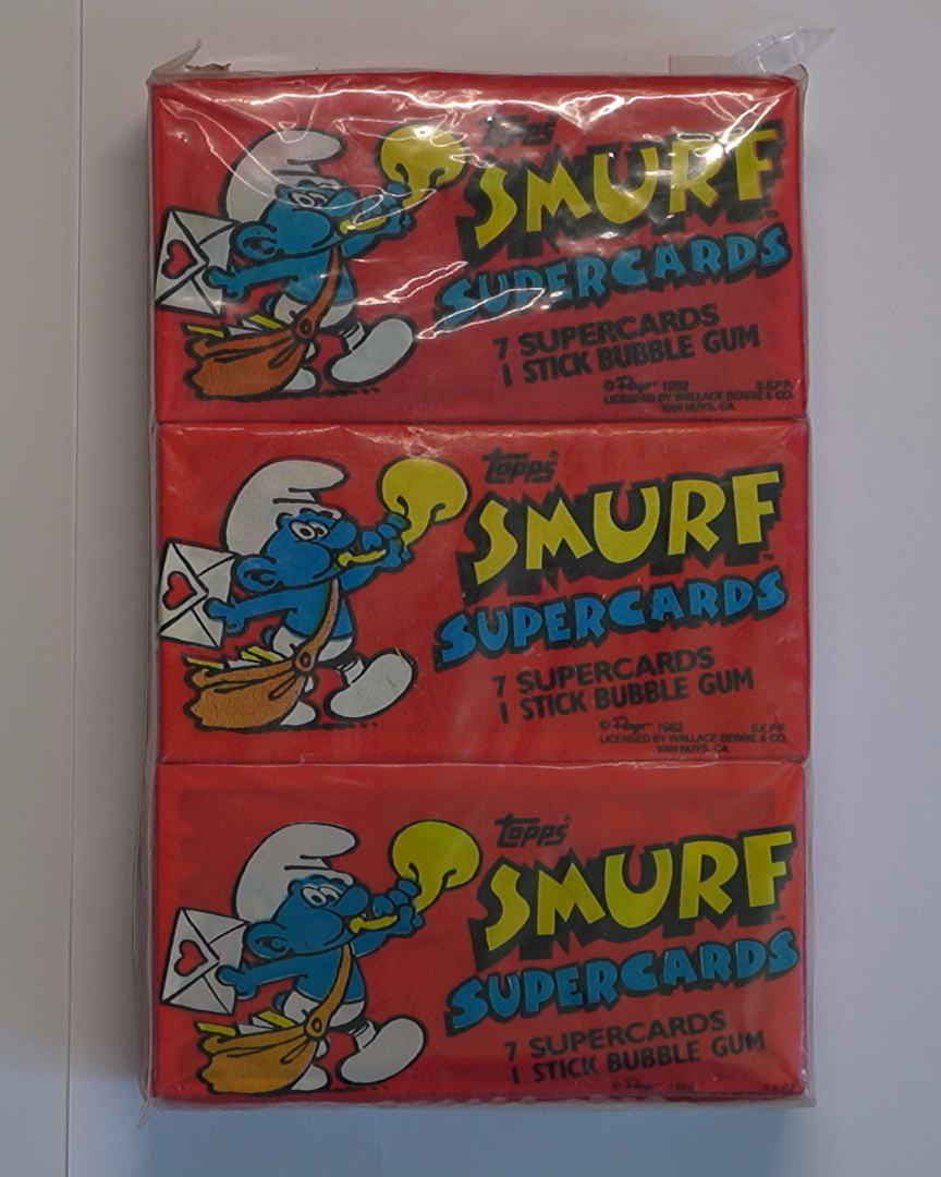 Smurf Supercards 1982 Topps Pack