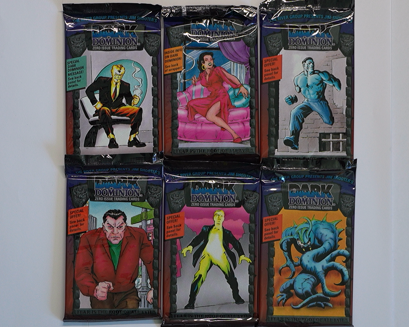 Dark Dominion Zero Issue 1993 Trading Cards Pack