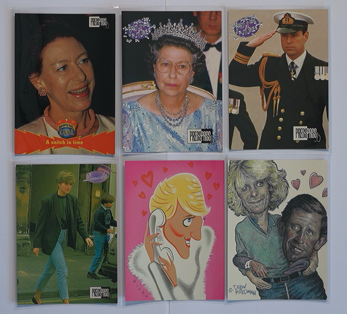Le pack géant de cartes de presse de la famille royale 1993