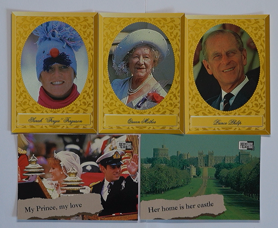 Le pack géant de cartes de presse de la famille royale 1993