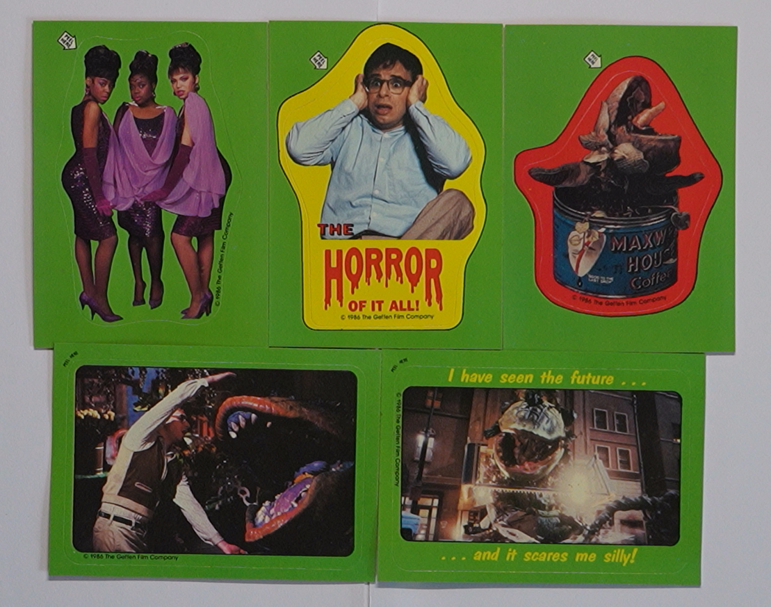 Little Shop of Horrors 1986 Topps Paquet de Stickers