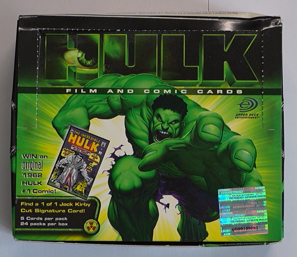 Marvel Hulk Film & Comic Cards 2003 – Vintage Trading Card Pack