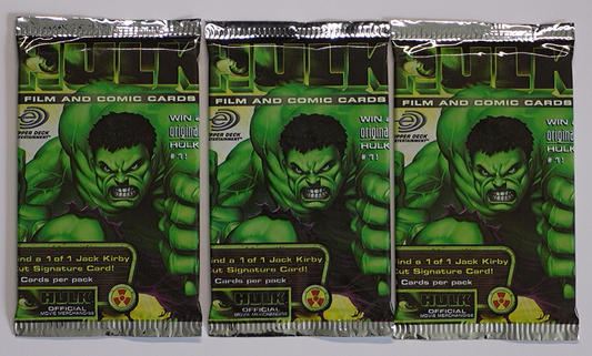 Marvel Hulk Film & Comic Cards 2003 – Vintage Trading Card Pack