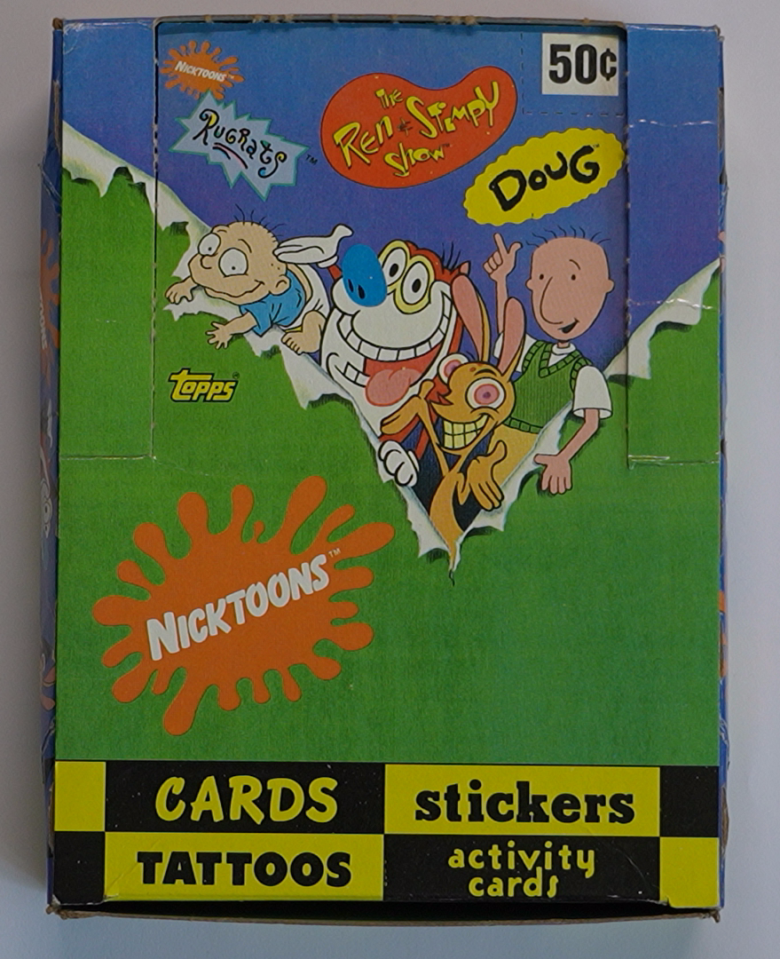 Nickelodeon Nicktoons Topps 1993 – Vintage Trading Card Pack