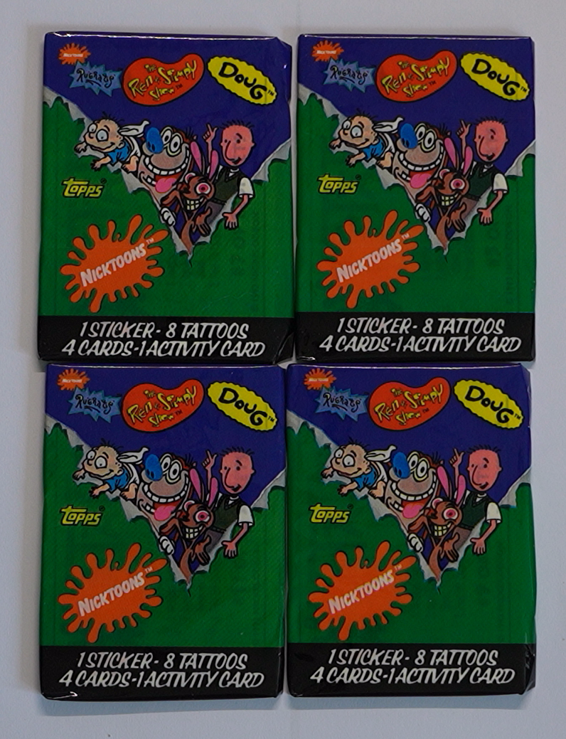 Nickelodeon Nicktoons Topps 1993 – Vintage Trading Card Pack