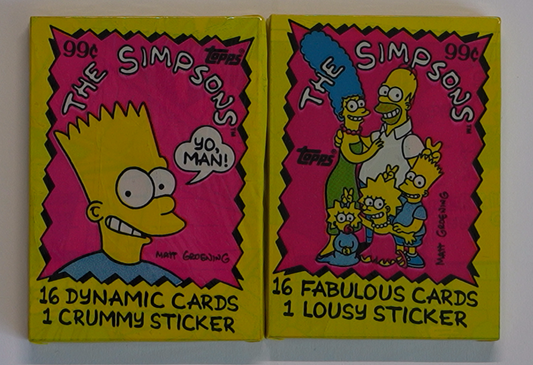 The Simpsons Topps 1990 – Vintage Trading Card Pack