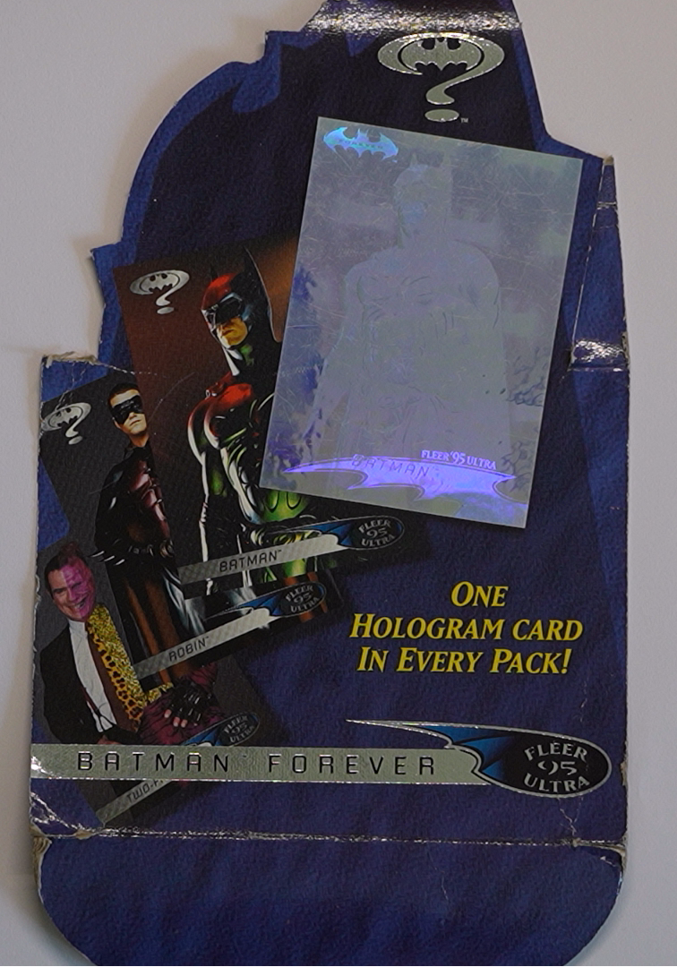Batman Forever Fleer Ultra 1995 – Vintage Trading Card Pack