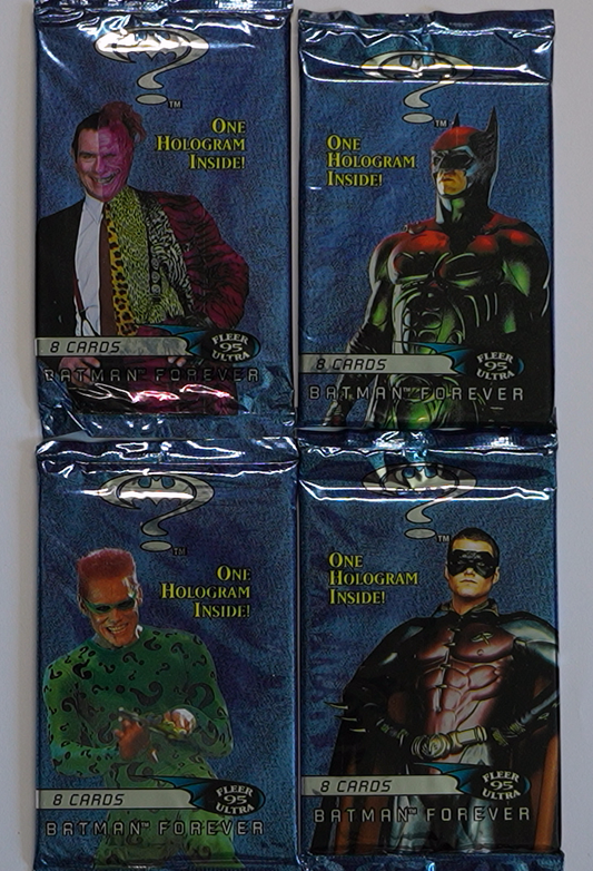 Batman Forever Fleer Ultra 1995 – Vintage Trading Card Pack