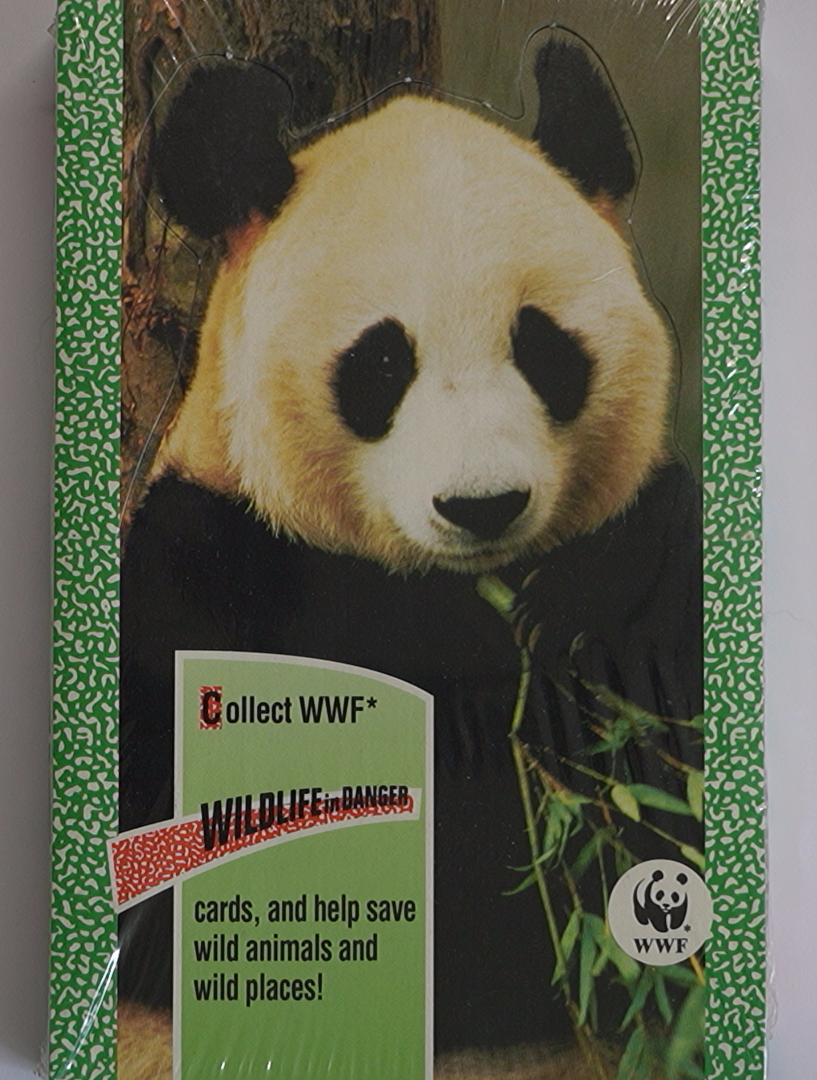 Panini WWF Wildlife in Danger 1992 – Vintage Trading Card Pack