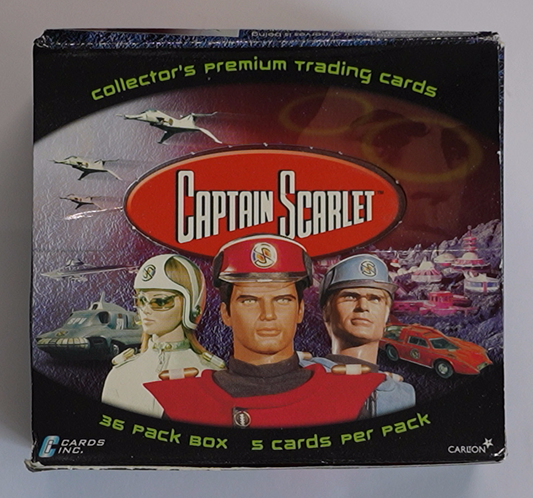 Captain Scarlet Cards Inc 2002 – Vintage Trading Card Pack