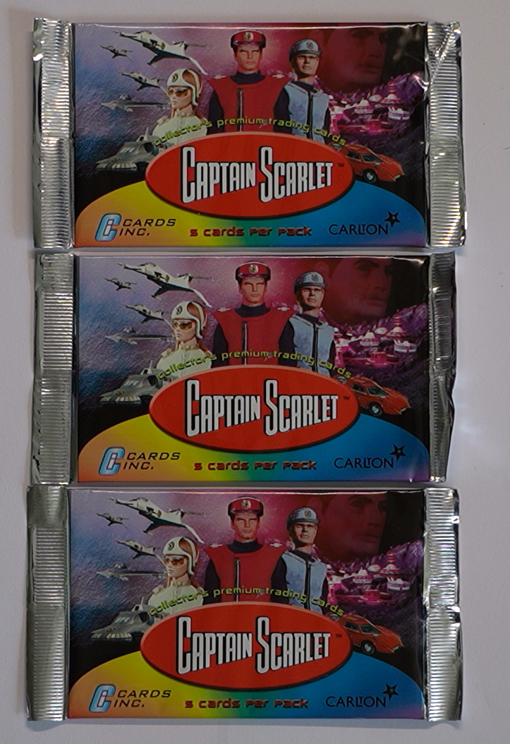 Captain Scarlet Cards Inc 2002 – Vintage Trading Card Pack