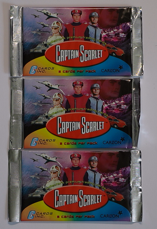 Captain Scarlet Cards Inc 2002 – Vintage Trading Card Pack