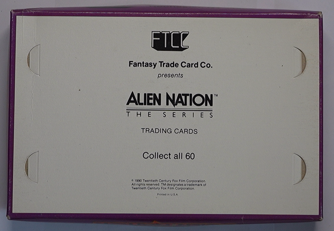 Alien Nation: The Series Trading Cards 1990 Booster Pack – Vintage