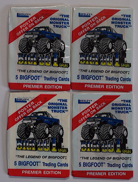 The Legend of Bigfoot Trading Cards 1988 Booster Pack – Premiere Edition – Vintage