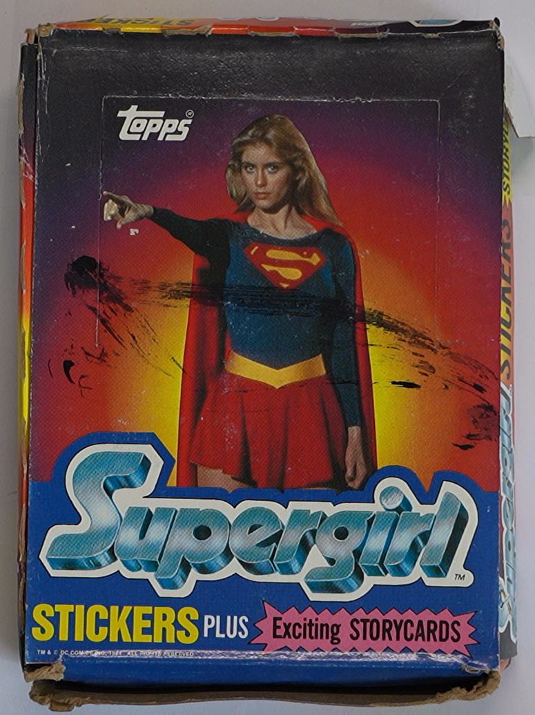 Supergirl Trading Cards 1984 Wax Pack – Topps – Vintage