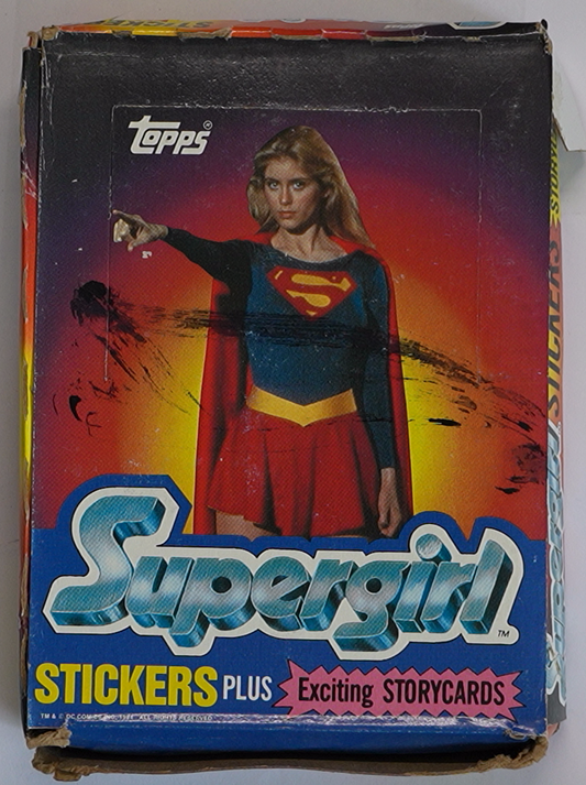 Supergirl Trading Cards 1984 Wax Pack – Topps – Vintage