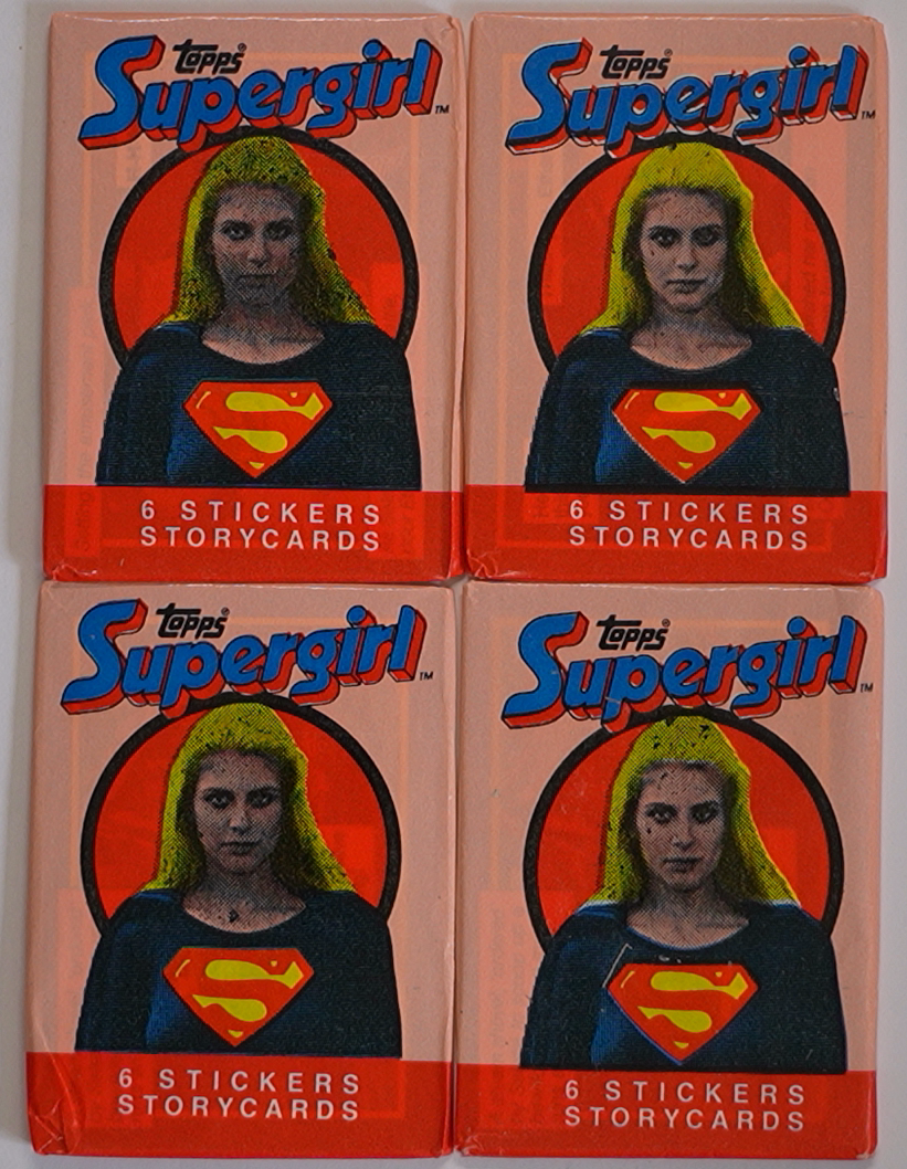 Supergirl Trading Cards 1984 Wax Pack – Topps – Vintage