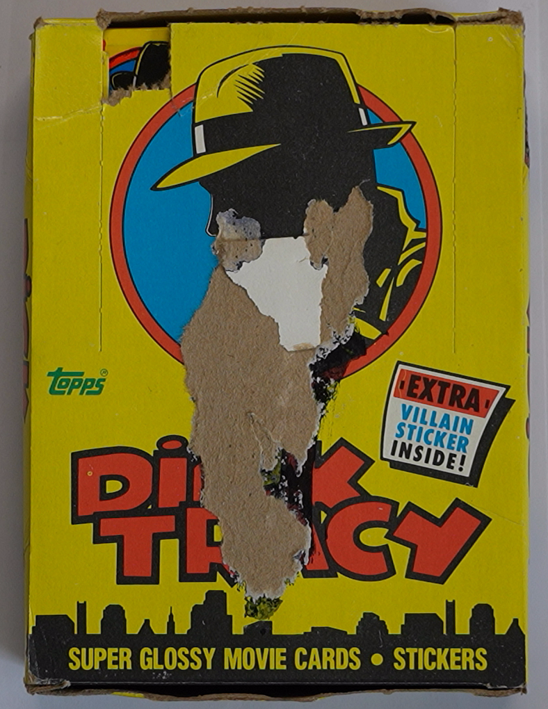 Dick Tracy Trading Cards 1990 Wax Pack – Topps – Vintage