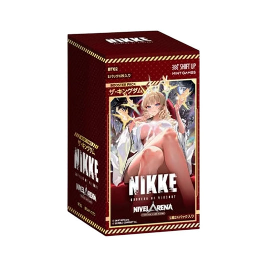 Nivel Arena NIKKE Goddess of Victory BT02 The Kingdom – Booster & Display – Japanisch